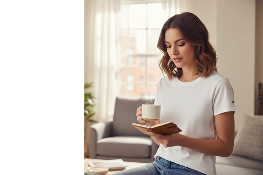 T-shirt blanc pour femme à personnaliser