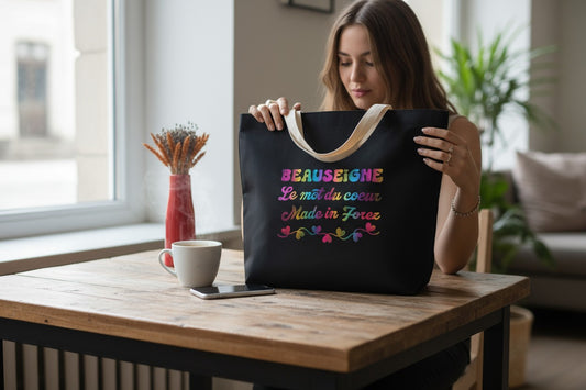 Tote Bag bleu - Beauseigne