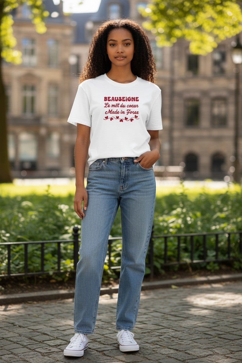 T-shirt blanc - Beauseigne