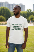 T-shirt blanc - Allez les verts