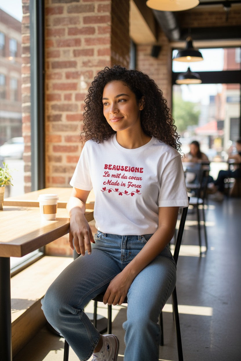 T-shirt blanc - Beauseigne