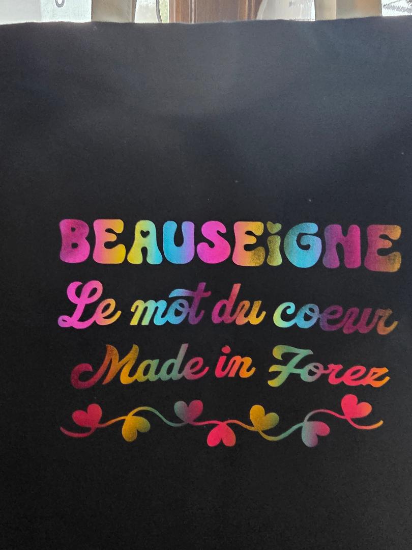 Tote Bag bleu - Beauseigne