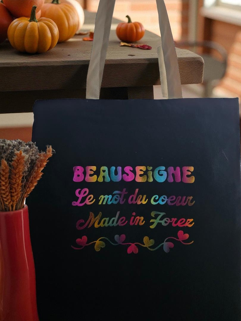 Tote Bag bleu - Beauseigne