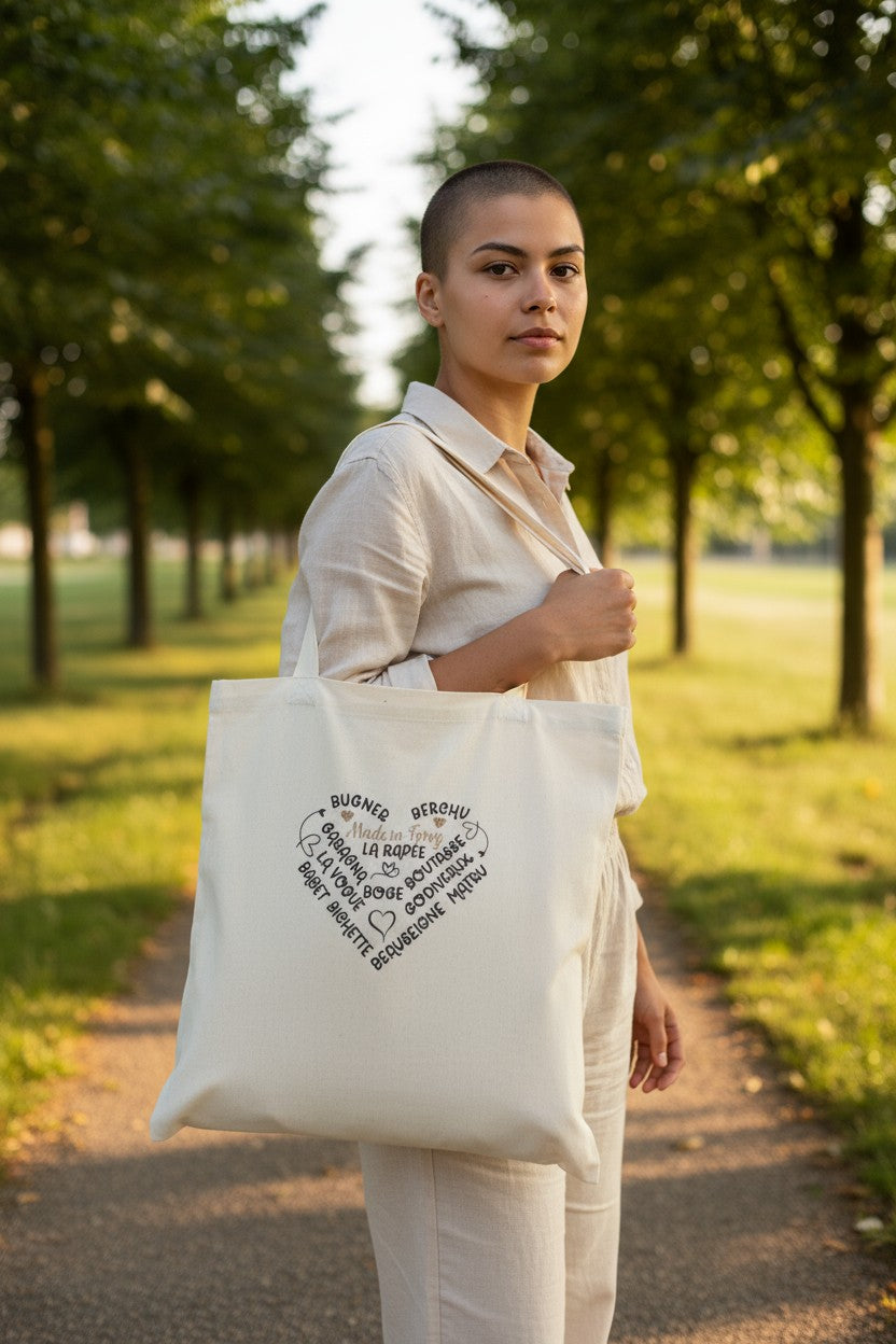 Tote Bag écru -Parler Gaga