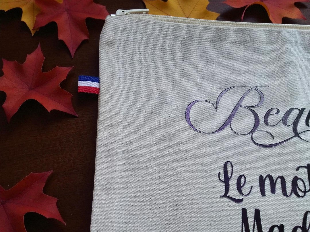 Trousse Écru sans soufflet – Beauseigne